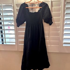 Black Maxi Hill House Dress